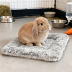 Reversible Plush Winter Pet Bed Mat for Small Animals | Soft Warm Sleeping Pad for Hamsters, Rabbits and Cats