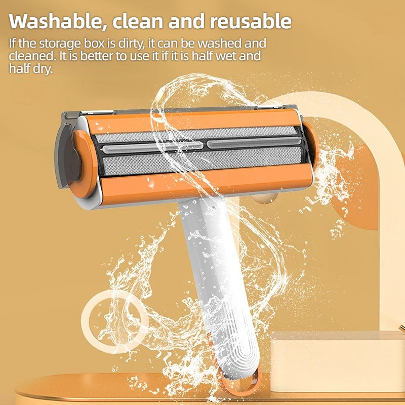 Multifunctional Pet Hair Remover Roller – Reusable Dog & Cat Hair Cleaning Stick for Clothes, Sofa & Carpet