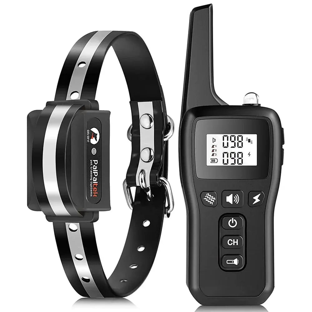 1000M Waterproof Dog Training Collar with Remote – Rechargeable Anti Bark Shock Collar for Dogs