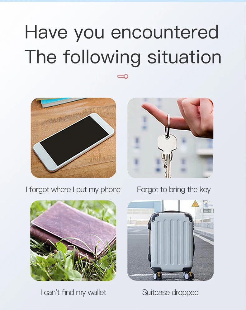 Mini Bluetooth Anti-Lost Tracker for Keys & Pets