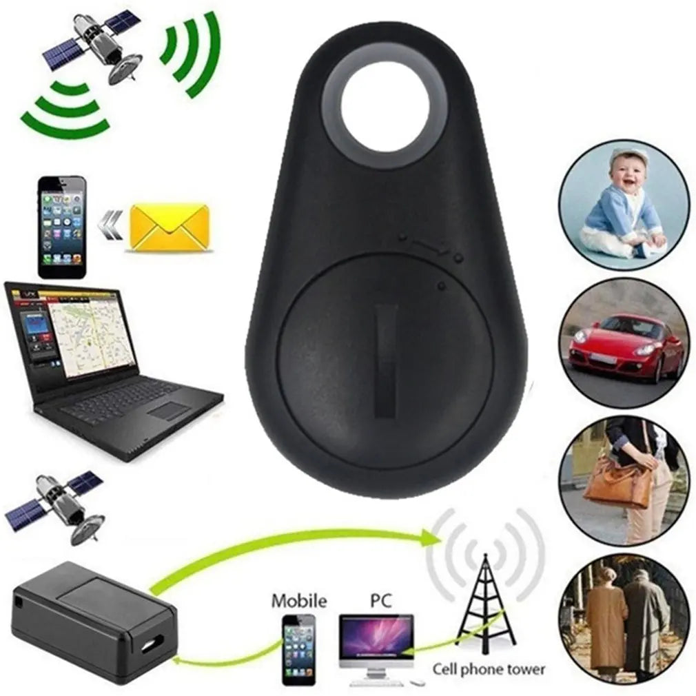 Mini Bluetooth 4.0 Smart Anti-Lost Tracker Tag for Pets, Kids, Wallet, Keys – Wireless Key Finder with Alarm and Phone Finder App Support (iOS and Android)