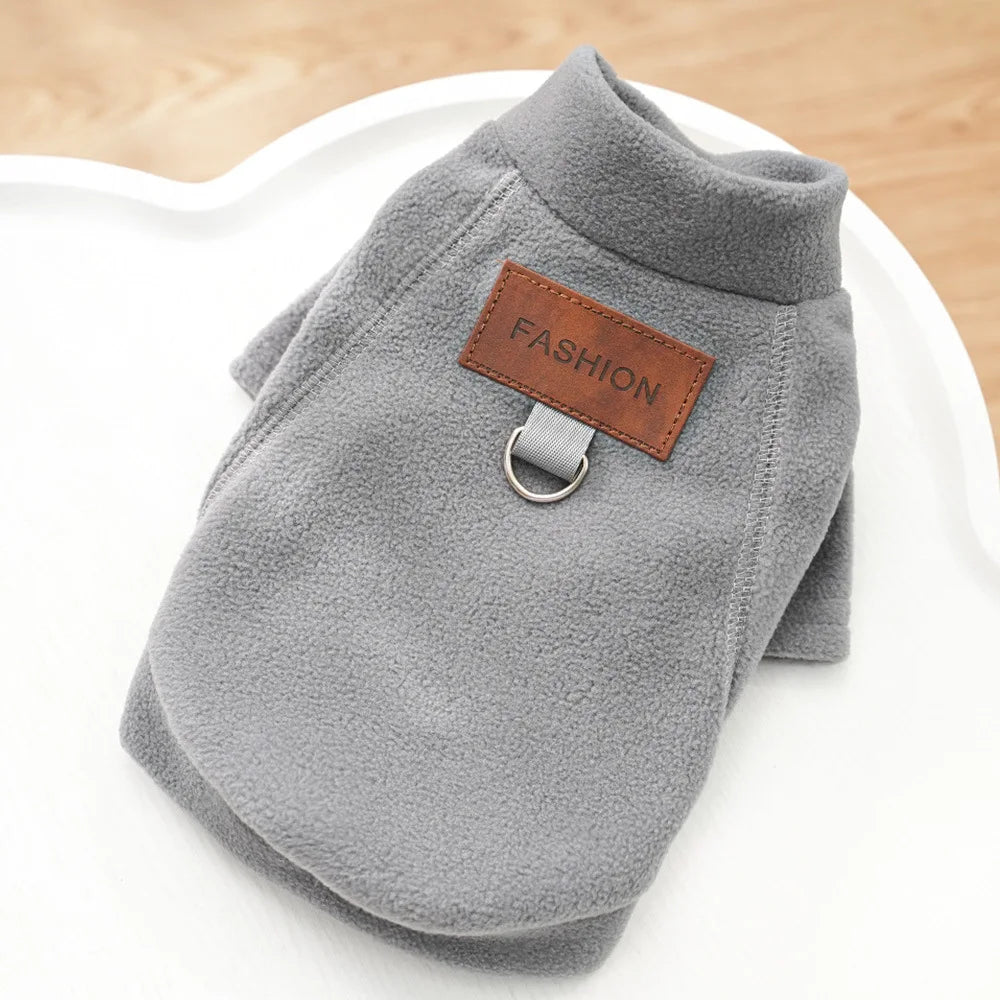 Winter Warm Dog Hoodies Pet Clothes for Small Dogs Fashion Solid Color Puppy Sweatshirt Soft Cat Pullovers Chihuahua Pet Hoodies