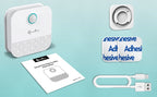 DownyPaws Smart Cat Odor Purifier 4000mAh – Rechargeable Litter Box Deodorizer and Pet Air Purifier