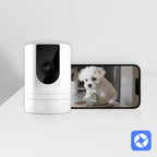 Ease Life App Security Baby Camera Indoor Home Security 2.4GHz 1080P Pet Dog Camera with Phone App Motion Detection 2-Way Talk