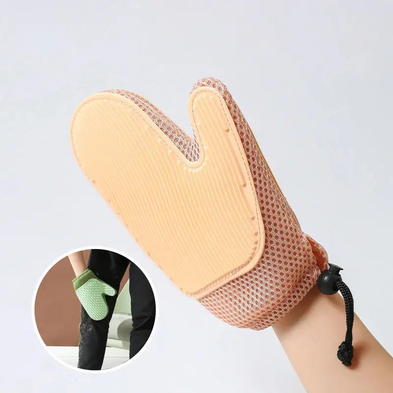 2-in-1 Pet Grooming Glove for Dogs & Cats – Hair Remover Mitt, Deshedding Brush & Gentle Massage Tool