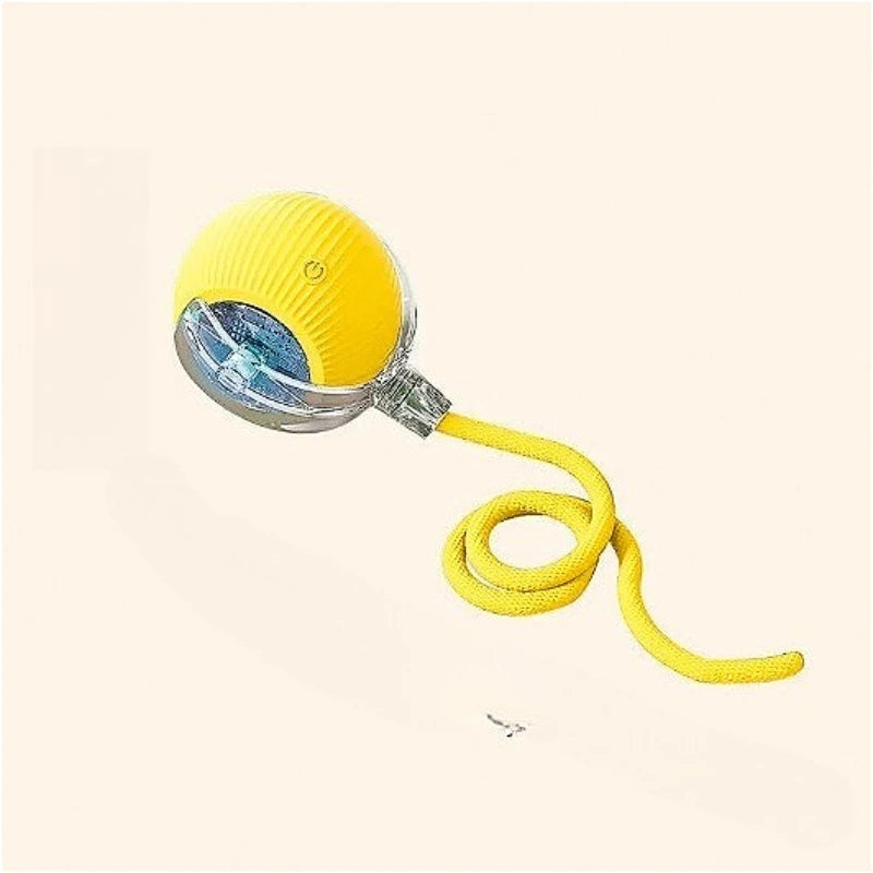 Interactive Dog and Cat Ball Toy with Rope – Durable Self Entertainment Jumping Pet Teaser Ball