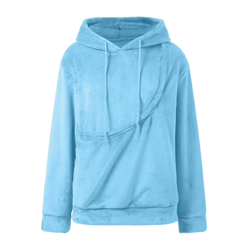Unisex Pet Carrier Hoodie Cat Dog Bag Long Sleeve Sweatshirt Multiple Colors Plush Daily Wear Fashion Accessory