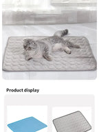 Summer Cooling Pet Ice Mat for Dogs and Cats | Breathable Sofa Bed Cooling Sleeping Pad