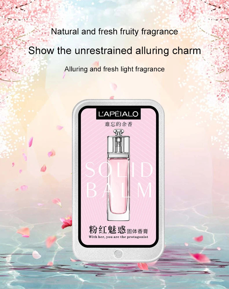 Women’s Solid Perfume Balm | Long Lasting Fruity Fragrance Portable Body Perfume Balm