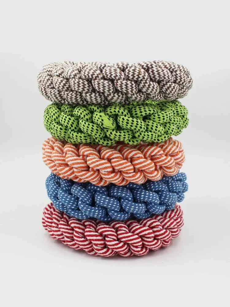 Durable Pet Dog Rope Toy – Bite Resistant Interactive Chew Toy for Medium and Large Dogs