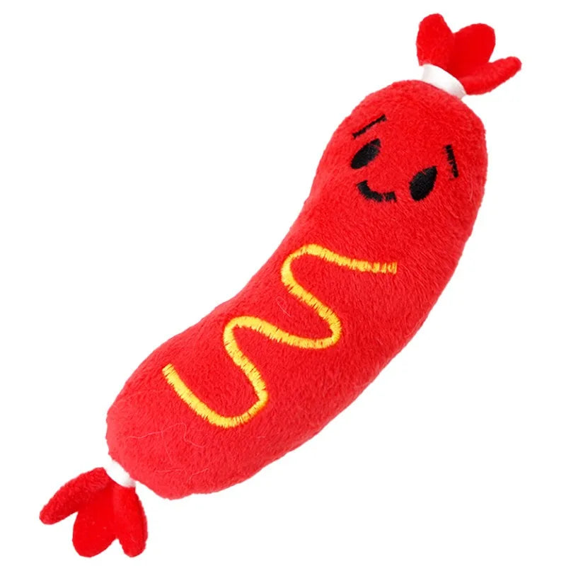 Dog Sound Plush Toy – Squeaky Bite-Resistant Chew Toy for Puppies