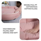 Comfortable Pet Sofa Bed for Dogs and Cats – Soft Washable Sleeping Cushion