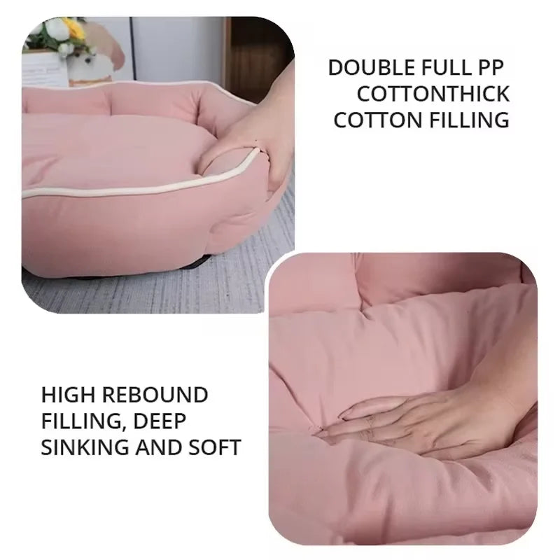 Comfortable Pet Sofa Bed for Dogs and Cats – Soft Washable Sleeping Cushion
