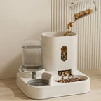 Automatic Dog & Cat Feeder with Water Dispenser – Large Capacity Food Storage Bowl