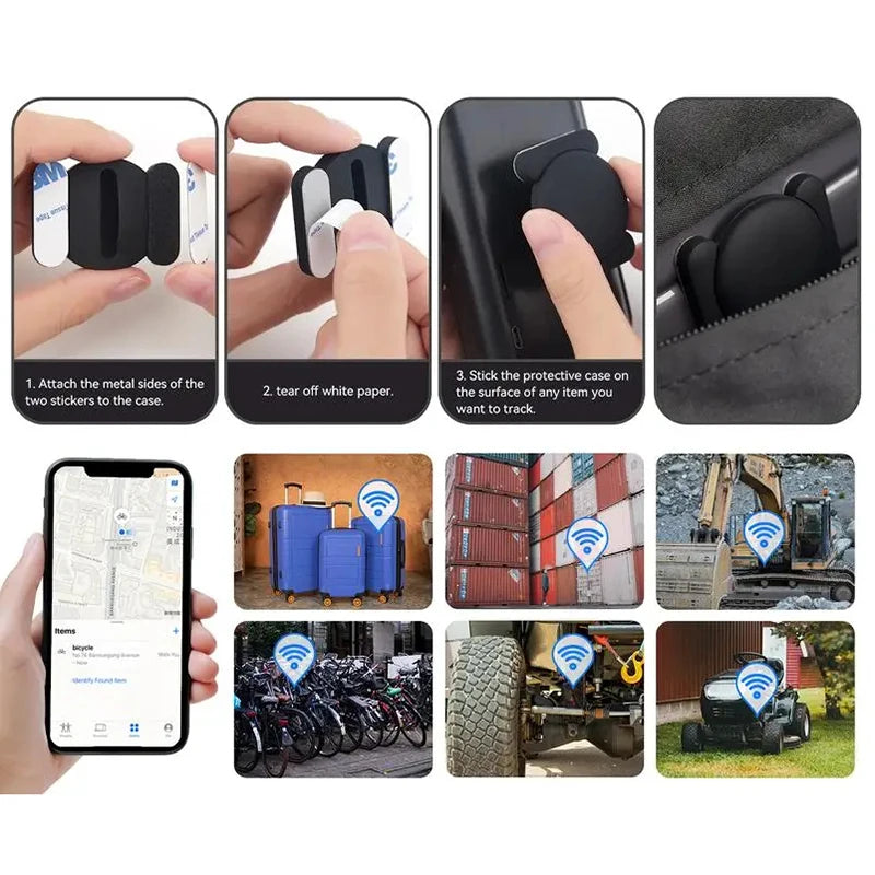 Smart GPS Locator Tag – Pet, Kids, Wallet and Luggage Tracker (Apple Find My Compatible)