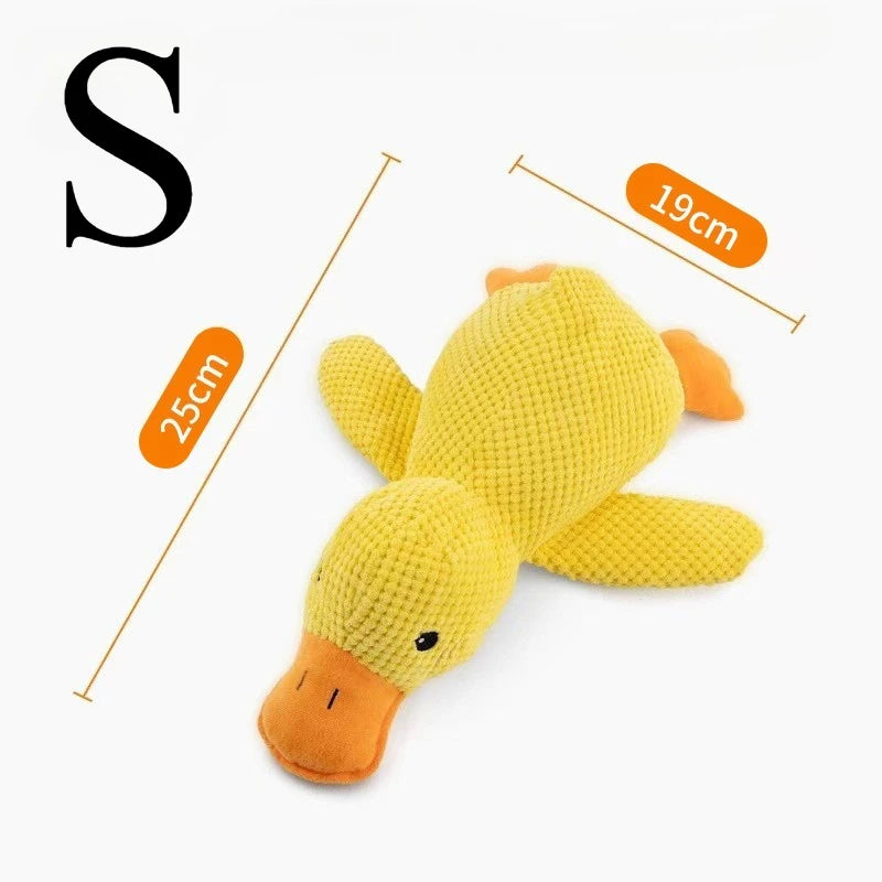 Duck Dog Toy Plush Chew Resistant Squeaky Toy – Soft Quacking Companion for Small and Large Dogs
