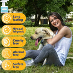 Dog Deodorizer Spray 300ml – Long Lasting Pet Perfume & Odor Remover for Dogs, Puppies & Cats