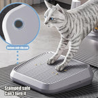Cat Litter Box Step and Litter Catcher Ramp – Anti-Tracking Non-Slip Litter Mat with Filter Function for Easy Cleaning