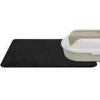 Non-Slip Waterproof Double Layer Cat Litter Mat – Washable Pet Litter Catcher Pad for Clean Home
