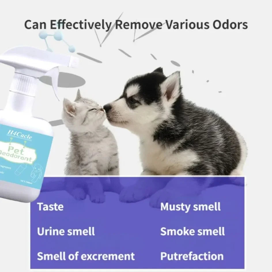 Dog Deodorizer Spray 300ml – Long Lasting Pet Perfume & Odor Remover for Dogs, Puppies & Cats