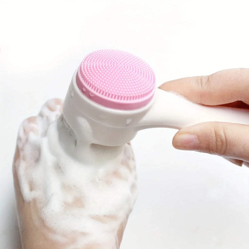 Silicone Dog Paw Cleaner Brush – Dual-Sided Pet Grooming & Massage Tool