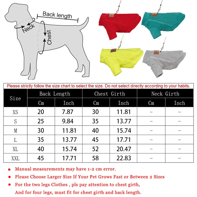 Winter Warm Dog Hoodies Pet Clothes for Small Dogs Fashion Solid Color Puppy Sweatshirt Soft Cat Pullovers Chihuahua Pet Hoodies