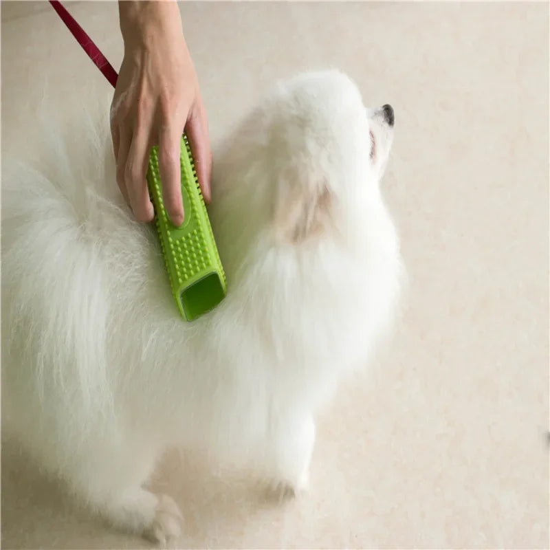 Silicone Pet Hair Remover Brush for Dogs & Cats – Reusable Fur Cleaner for Furniture, Carpets, Clothes & Cars