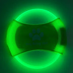 LED Light Up Dog Flying Disc – 3 Mode Glowing Frisbee for Night Fetch, Training & Interactive Play