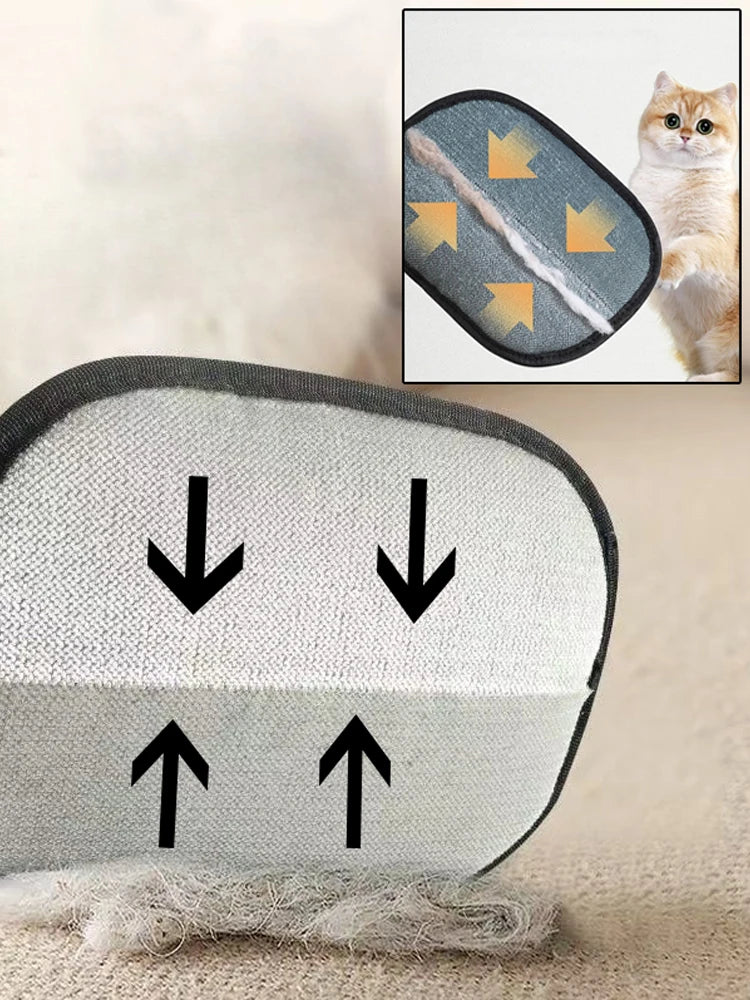 Pet Hair Remover Glove Brush – Washable Grooming & De-Shedding Mitt for Cats & Dogs