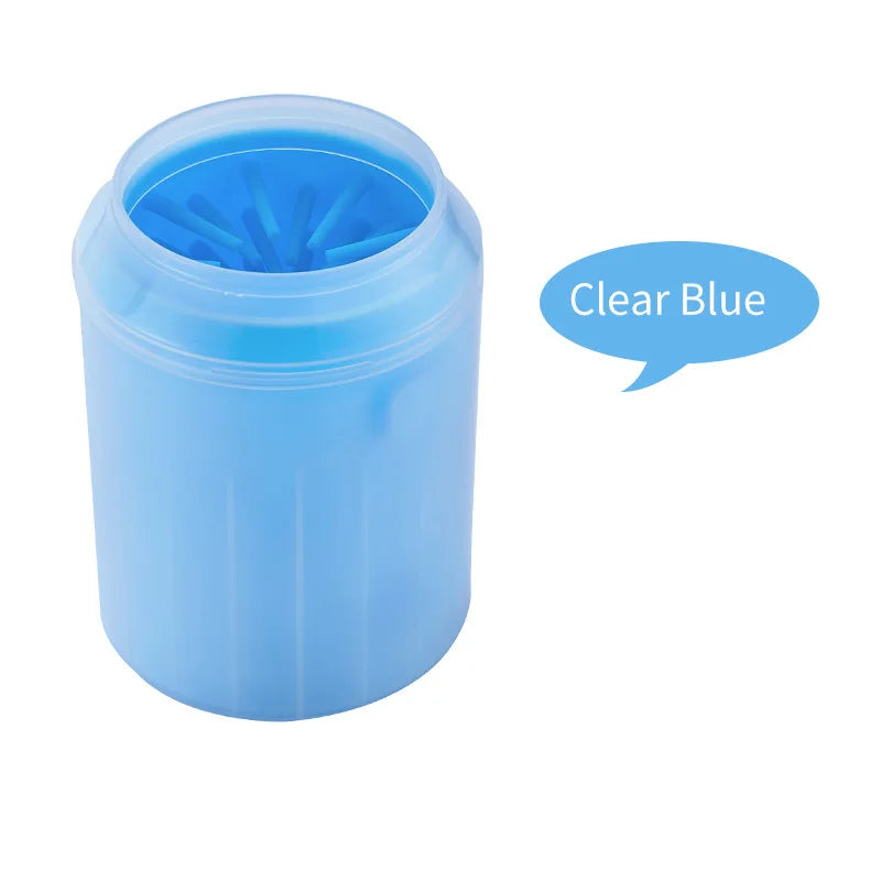 Pet Paw Washing Cup – Dog & Cat Foot Cleaner Tool with Soft Silicone Brush