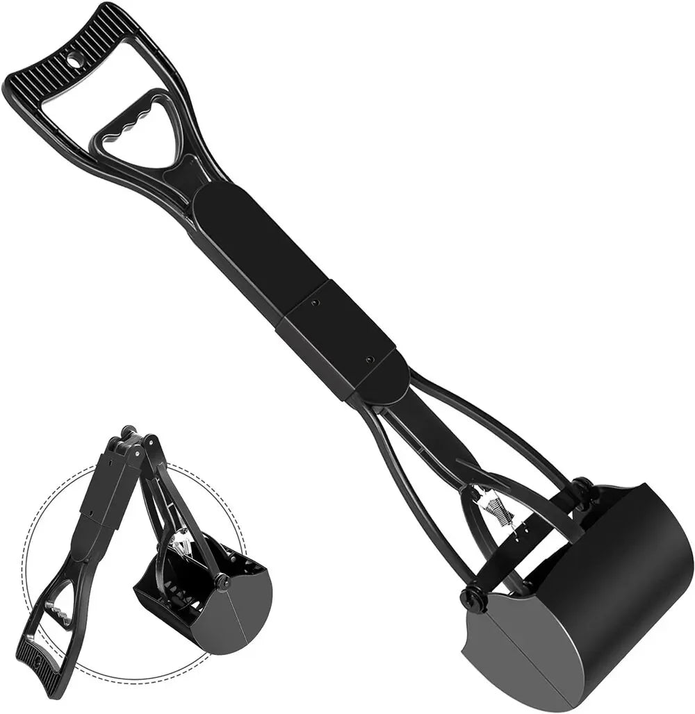 Dog Pooper Scooper with Long Handle – Easy Clean Pet Waste Picker Tool
