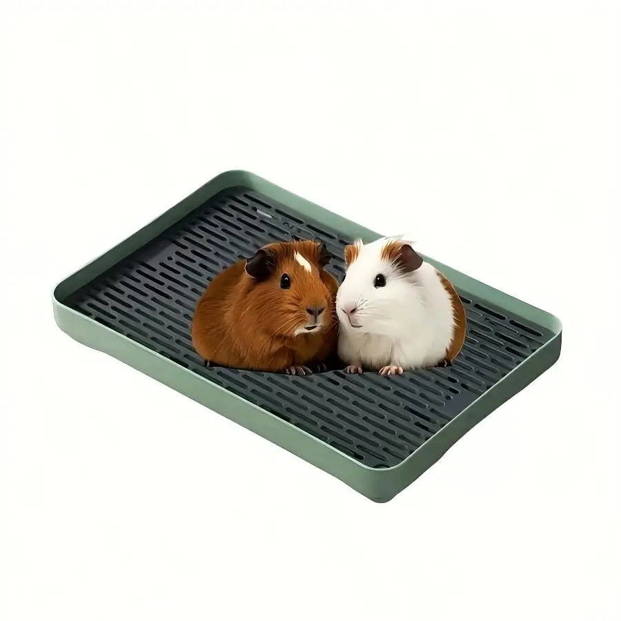 Small Pet Corner Litter Box Toilet Tray – Rabbit, Guinea Pig, Ferret, Hamster & Bunny Potty Training Toilet Box