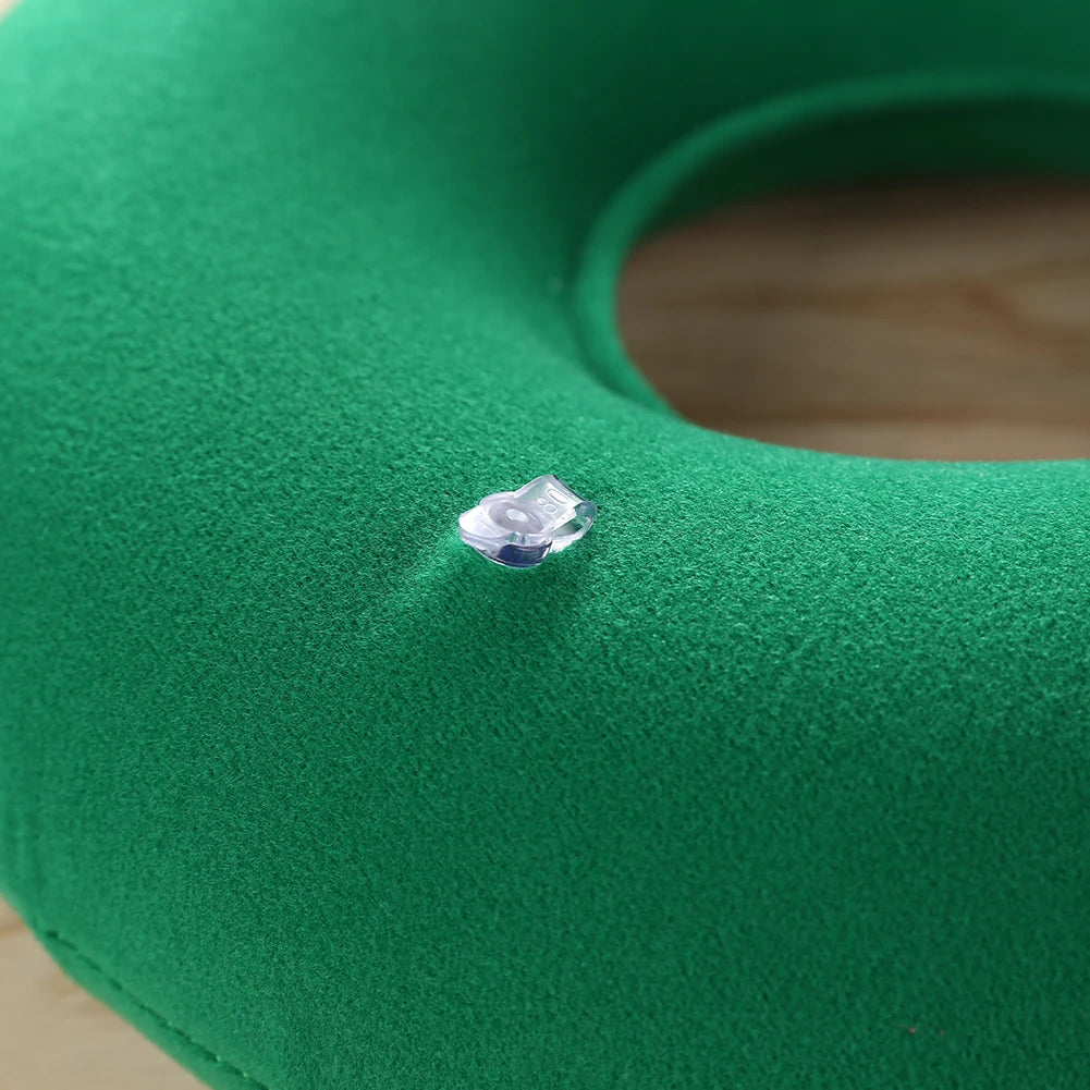 Donut Pillow Hemorrhoid Tailbone Cushion Home Office Use Donut Pillow Seat Cushion with Pump for Hemorrhoids Pressure Sores