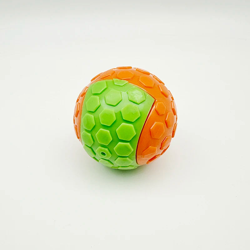 Interactive Dog Sound Rubber Toy Ball – Educational Squeaky Training and Boredom Relief Toy for Dogs