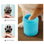 Pet Paw Washing Cup – Dog & Cat Foot Cleaner Tool with Soft Silicone Brush