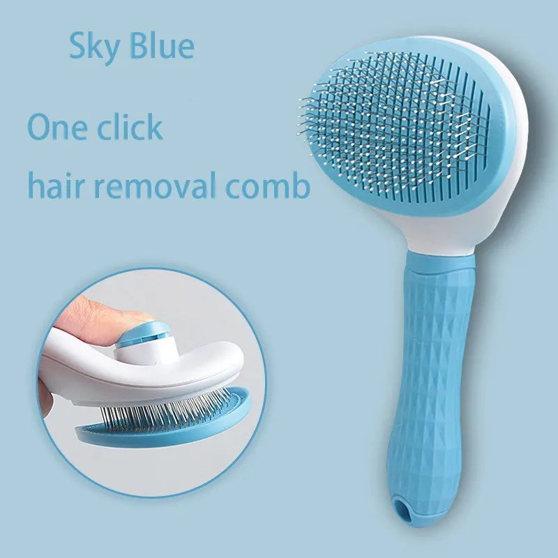 Pet Hair Remover Slicker Brush for Dogs & Cats – Grooming & Deshedding Tool