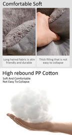 Soft Plush Pet Bed for Cats & Small Dogs – Cozy Warm Sleeping Cushion Basket House