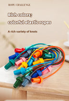 Rope Breaking Challenge Puzzle Toy – Logic Training Knot Untangle Game for Kids and Family Brain Development Toy