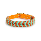 Handmade Fashion Dog Collar for Small Medium and Large Dogs – Colorful Reflective Pet Neck Collar