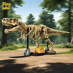 3145-Piece Dinosaur Fossil Building Blocks – T-Rex Skeleton Model DIY Set