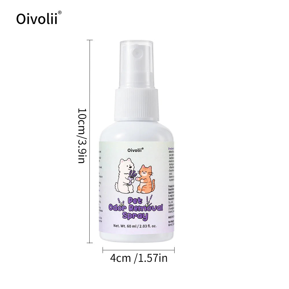 Pet Perfume Spray for Dogs and Cats | Plant-Based Long Lasting Deodorizing Floral Fruit Fragrance