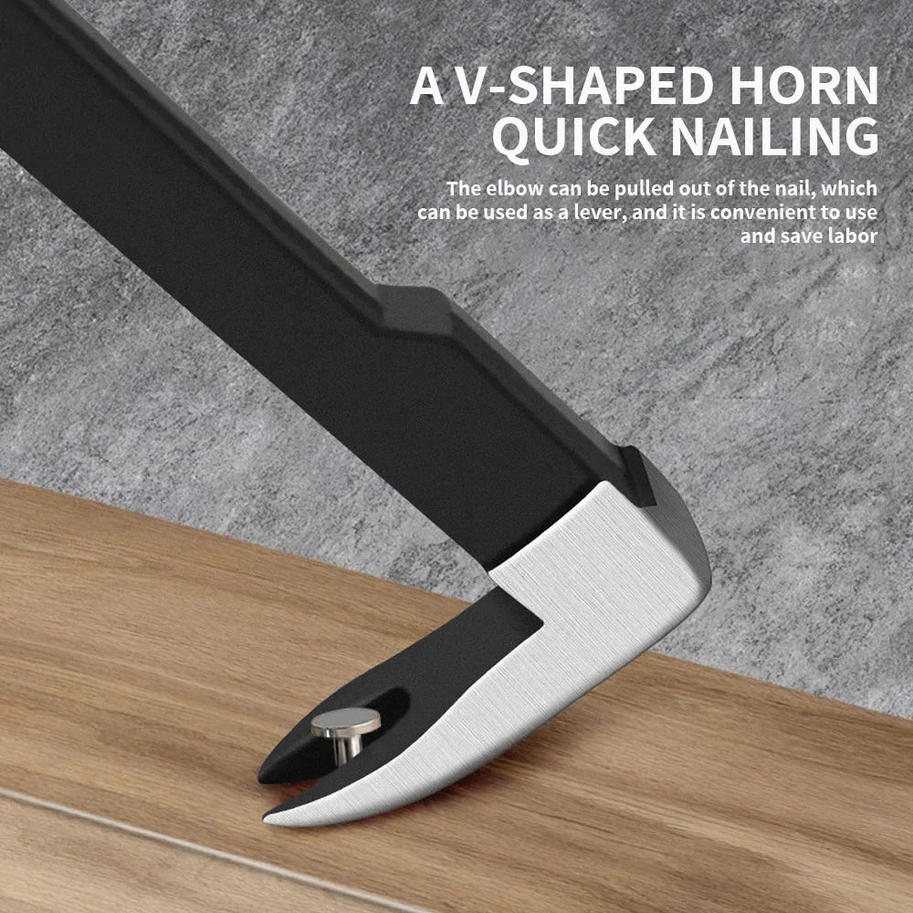 Heavy Duty Nail Puller Tool – Carbon Steel Crowbar Nail Remover for Woodworking, Construction & Home Repair