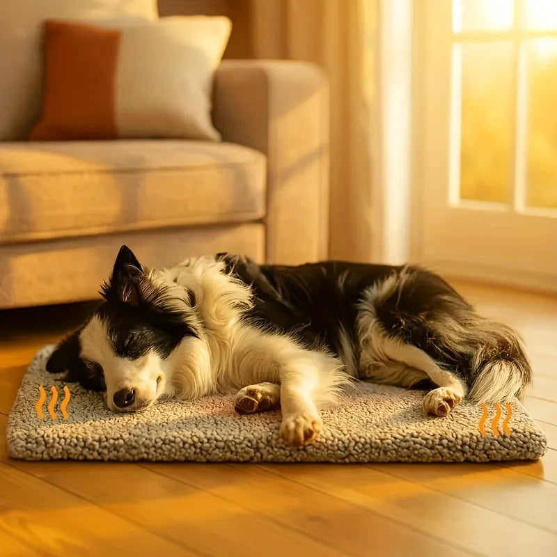 Winter Warm Pet Mattress for Dogs and Cats | Non-Slip Washable Cozy Bed Mat for Small to Large Pets
