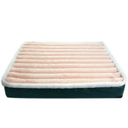 Washable Memory Foam Dog & Cat Bed Mat – Calming Pet Mattress with Removable Cover & Non-Slip Bottom