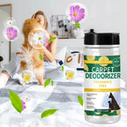 Carpet Deodorizing Powder – Powerful Pet Odor Eliminator & Lemon Carpet Freshener for Rugs, Sofas & Mattresses
