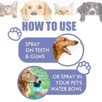 Pet Teeth Cleaning Spray 30ml – Fresh Breath Oral Care & Dental Hygiene Spray for Dogs and Cats