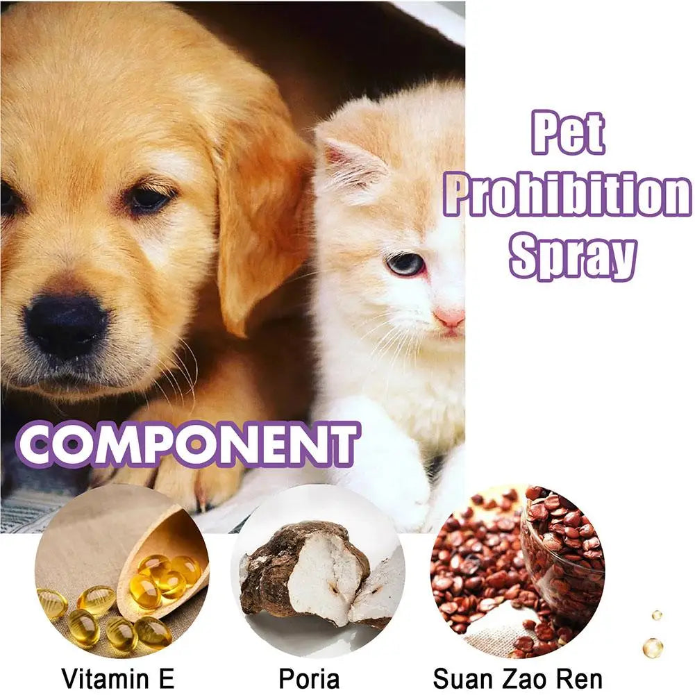 Pet Calming Pheromone Spray for Dogs and Cats | Anxiety Relief and Deodorizing Pet Care Spray