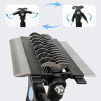 3-in-1 Pet Deshedding Brush | Dog & Cat Hair Remover, Knot Cutter & Grooming Comb