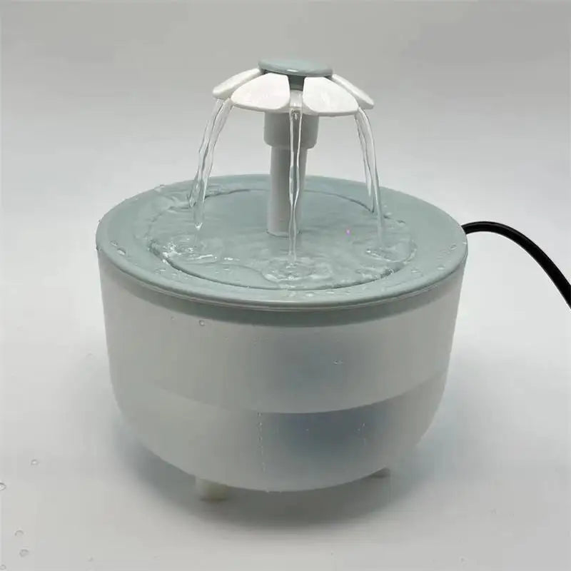 1.2L Automatic Cat Water Fountain USB Electric Pet Water Dispenser with Filter, Ultra Quiet Recirculating Drinking Bowl for Cats & Small Dogs