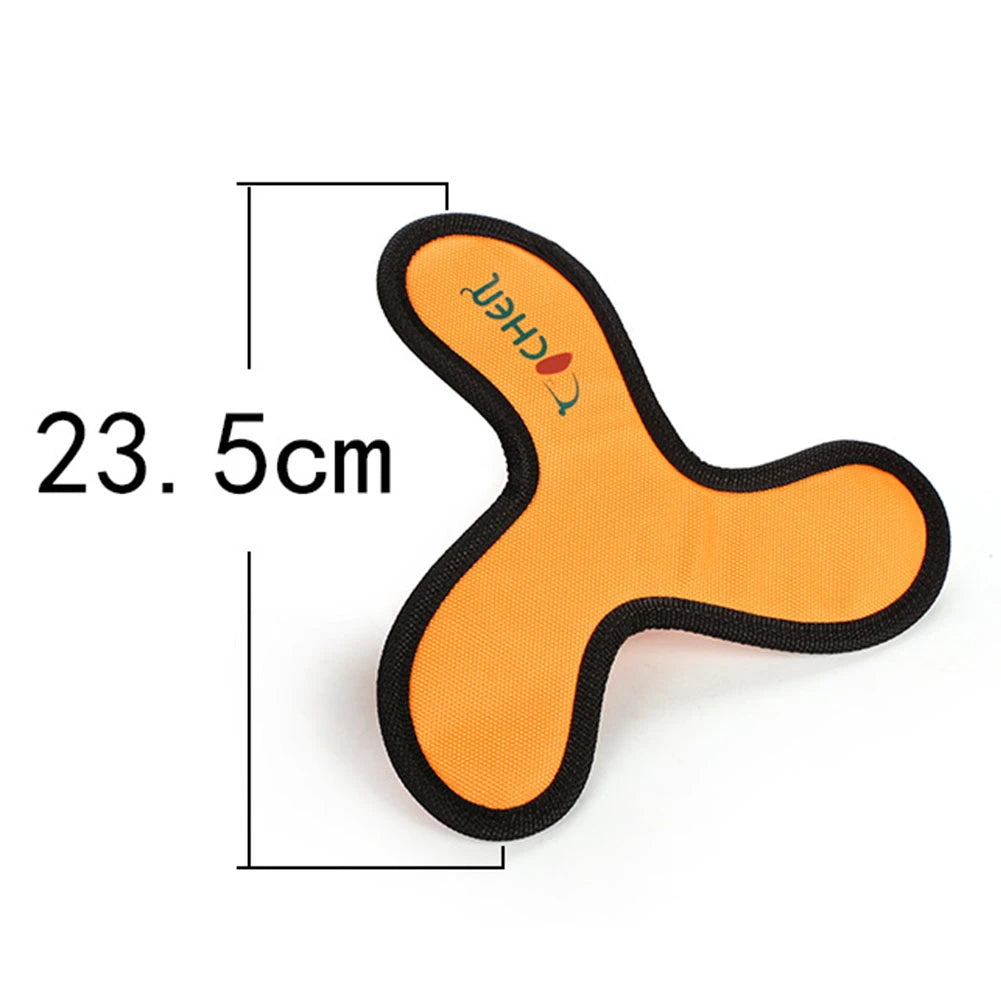 Oxford Cloth Dog Flying Disc Toy – Bite Resistant Interactive Frisbee for Fetch, Training & Outdoor Play